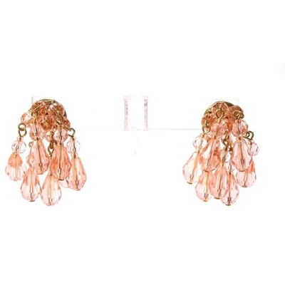 Pendientes en spray Banana Republic para mujer Fridays Lucite Waterfall nuevos con etiquetas 48 melocotón Foto 1 de 4