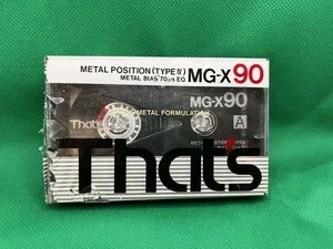 That's MG-X 90 Audio Cassette Blank Tape Sealed Made in Japan Type IV Neu - Bild 1 von 4