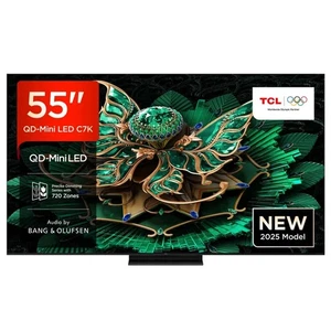 TCL 55C7K-UK 139.7 cm 55" 3840 x 2160 pixels QLED Smart TV Wi-Fi Black - Picture 1 of 1