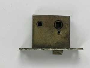 Tür Einsteckschloss schwarz Felgenriegel Messing Schließblech Riegel klein - Bild 1 von 14