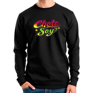NWT Peru Cholo Soy Chicha Style Peruvian Patriotic Men's Long Sleeve T-Shirt - Picture 1 of 7