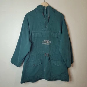 VINTAGE 90er Polo Ralph Lauren Sportsman Pullover Anorak Jacke Herren Large Grün - Bild 1 von 13