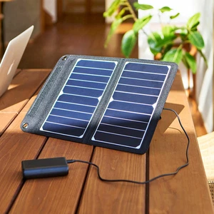 Tragbares Solar Ladegerät 10W Faltbar USB Solarpanel Dünn Leicht Camping  - Bild 1 von 13