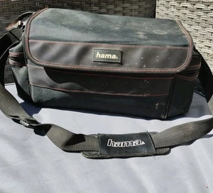 Vintage Retro 90s Hama Extra Large Camera Carry Case Shoulder Bag Holdall - Picture 1 of 11