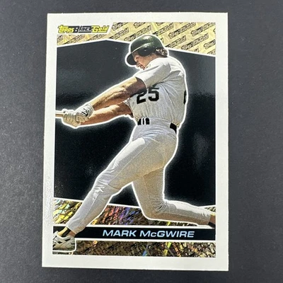 Mark McGwire 1993 Topps Black Gold Oakland Athletics - Изображение 1 из 4