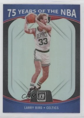 2021-22 Panini Prizm Optic 75 Years of the NBA Larry Bird #36 HOF - Image 1 of 2