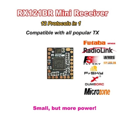 ESC Light Integrated Receiver for Mini RC Car Tank Boat Fit Multiple Protocols - Image 1 of 4