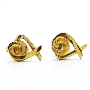 Tiffany and Co. Pierced Earring Loving Heart Picasso Gold 4251383 - Picture 1 of 11