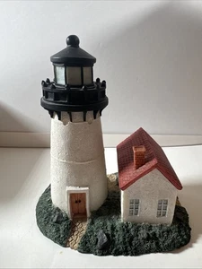 Montara Lighthouse Calif. Resin Stone GSC Statue 8” L x 8” H Perfect Condition - Picture 1 of 6
