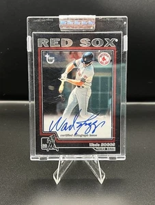 2004 TOPPS CHROME RETIRED BLACK AUTO WADE BOGGS BOSTON RED SOX TA-WB SEALED - Picture 1 of 2