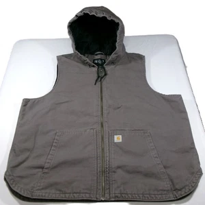 Carhartt Damen Canvas Thinsulate Insulated Hooded Weste grau Gr. XXL 20 - Bild 1 von 16