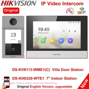 Hikvision IP Video Intercom DS-KV8113-WME1(C) Doorbell,Indoor Monitor (Optional) - Picture 1 of 17