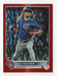 2022 Topps Series 2 #459 Zach Davies tablero de papel de aluminio naranja paralelo #'d 179/299 - Imagen 1 de 2