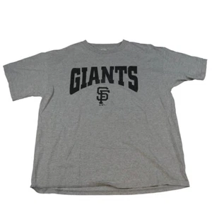 Vintage Adidas Shirt San Francisco Giants Herren Large grau Print vorne hinten Baseball - Bild 1 von 10