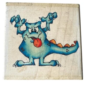 Monstrocity Monster Dragon Gummistempel Holz Whipper Snapper Designs MY840 - Bild 1 von 5