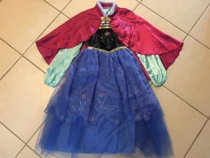 NEW Disney Store ANNA Girls TRAVELING DRESS L 9/10 Princess Costume FROZEN MOVIE - Picture 1 of 2