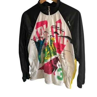 Gonso Vintage Men's Triathlon White Long Sleeved Cycle Jersey Jacket West German - Image 1 of 4