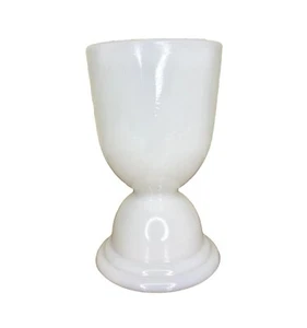 Vintage Anchor Hocking Milk Glass Double Egg Cup - Picture 1 of 7