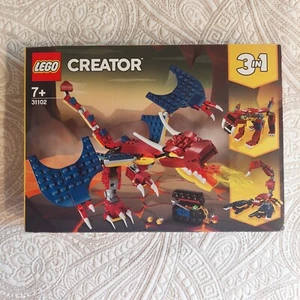 Lego 31102 Creator 3-in-1 Drago del fuoco - nuovo sigillato - fuori produzione - Imagen 1 de 6