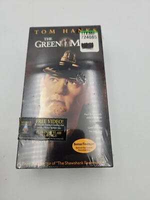 The Green Mile Double VHS Tape Set 1999 100% Factory Sealed Warner Video Stamp - Image 1 of 2