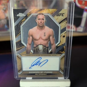 Georges St-Pierre Auto 2024 Marks Of Champions UFC Topps Chrome - Bild 1 von 2