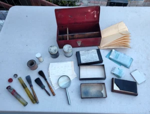 Vintage 1930s Faurot Finger Print Kit - Picture 1 of 16