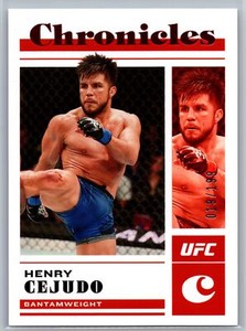 2023 Panini Chronicles UFC Red /199 #1 Henry Cejudo