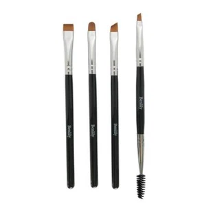 4pcs Eyebrow Brushes Set Eyeliner Groom Kit - Angled Flat Shader and Spoolie ... - Picture 1 of 3