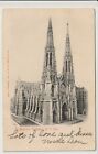 New York City St Patrick's Cathedral raised Church NYC Rotograph 1907 POSTED NY
