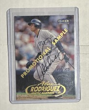 1998 Fleer Tradition Promo Sample Autograph Auto Alex Rodriguez /750 Mariners