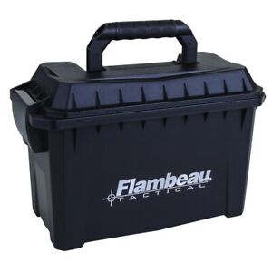 Flambeau Compact Weatherproof Black 20-Round Ammunition Can Ammo Box - 6415SB