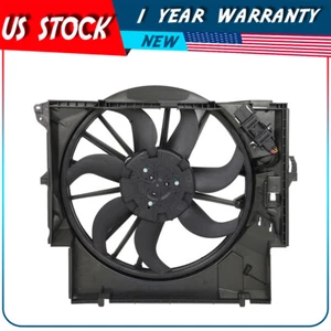 Engine Radiator Cooling Fan Assembly For BMW 335I 2007 2008-2013 BMW 335IS 2011 - Bild 1 von 8