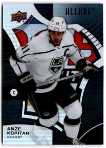 2021-22 UD Allure Black Rainbow #85 Anze Kopitar  Los Angeles Kings