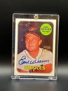 1997 Topps Archives Certified Autographs Earl Weaver Card #15 of 15 - Picture 1 of 2