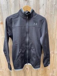 Under Armour Zip Track Top Jacket Black Brand New With Tags Size Small Recovery - Picture 1 of 5