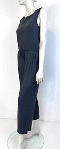 Eileen Fisher Graphit Stretch Tencel Kordelzug Overall Neu mit Etikett $ 318 - Bild 1 von 11