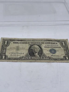 1957 $1 One Dollar Silver Certificate Blue Seal Average Circulated Condition - Picture 1 of 12