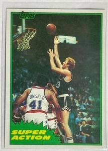LARRY BIRD 1981-82 Topps Super Action #101 Boston Celtics Triple-Sleeved (#2) - Picture 1 of 3