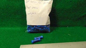 (1) Paquete de 100 AMP 34134 empalmes paralelos azul aislado para #16 - #14 cable nuevo en stock - Imagen 1 de 1