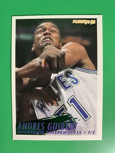 1994-95 Fleer Andres Guibert #324 Minnesota Timberwolves