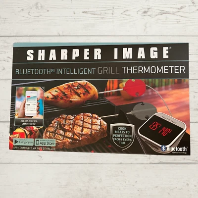 Sharper Image Bluetooth Intelligent Grill Thermometer Apple/Android #S2 - Image 1 of 2