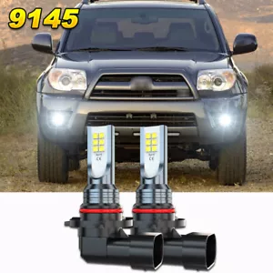 FOR Toyota 4Runner 2003 2004 2005Pair 9145 9140 H10 Light Fog Lights Bulbs 6000k - Picture 1 of 9