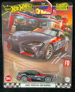 Hot Wheels Premium 2024 Boulevard #96 Gray Toyota GR Supra Formula Drift License - Picture 1 of 8