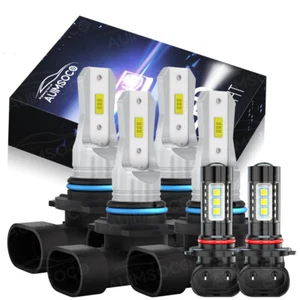 Para Toyota Highlander 2004-2007 - Combo 6x 6000K LED + Kit Bombilla Antiniebla - Imagen 1 de 17