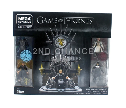 New Mega Construx Black Series Game of Thrones THE IRON THRONE Building Set Cover