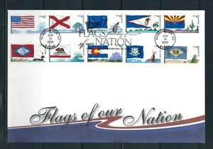 US SC # 4273-4282 Flags Of Our Nation FDC . FLeetwood cachet - Picture 1 of 1
