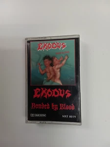 Exodus Bonded By Blood Cassette Tape Torrid Combat Records MXT 8019 1985 - Picture 1 of 4