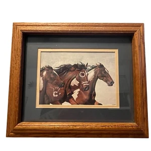 Painted Ponies Indian Ponies Diana Beach Stamper Giclee Print SIGNED Ltd number - Picture 1 of 13