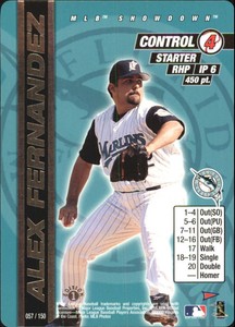 2000 MLB Showdown Pennant Run 1st Edition Baseball Card #57 Fernandez