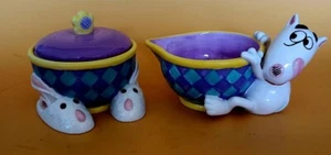 Maxine & Floyd Hallmark's Sugar con tapa y crema 2" de alto, 3,5" a través - Imagen 1 de 4